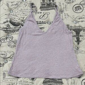 PST by Project Social T Ribbed V-Neck Camisole